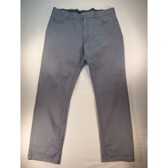 Member’s Mark Men’s Straight Fit Mason 5-Pocket Pants 40x32 Grey - Picture 2 of 5